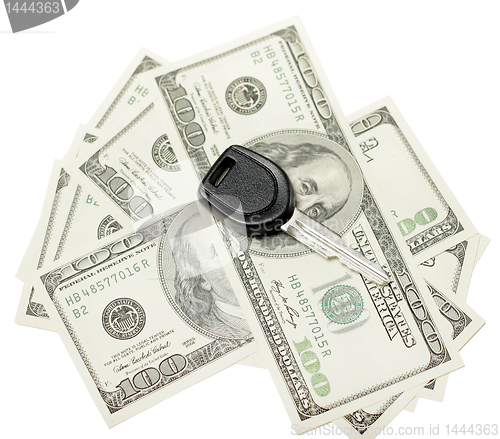 Image of money and car keys