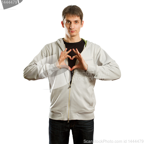 Image of fall in love male