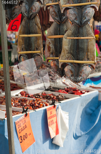 Image of Fish on street market