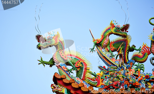 Image of Asian temple dragon