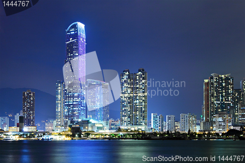 Image of Tsuen Wan in Hong Kong at night