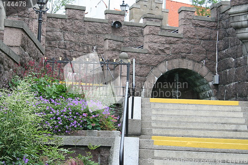 Image of Stairs to church