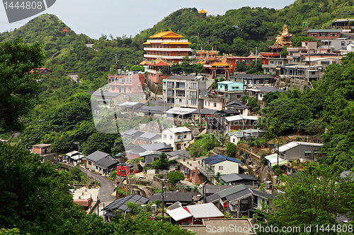 Image of Jinguashi village , in Taiwan 