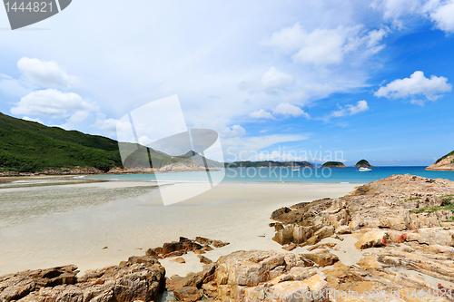 Image of Sai Wan beach in Hong Kong