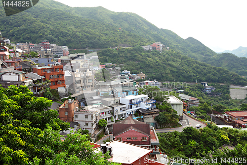 Image of Jinguashi village , in Taiwan 