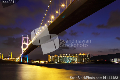 Image of Tsing Ma Bridge in Hong Kong