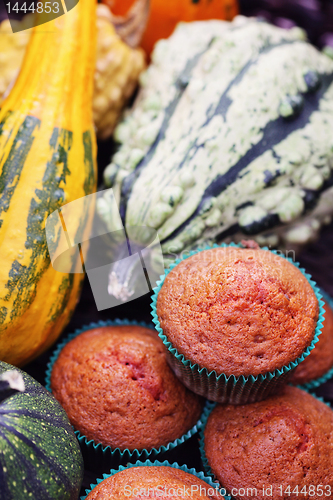 Image of muffins with pumpkin