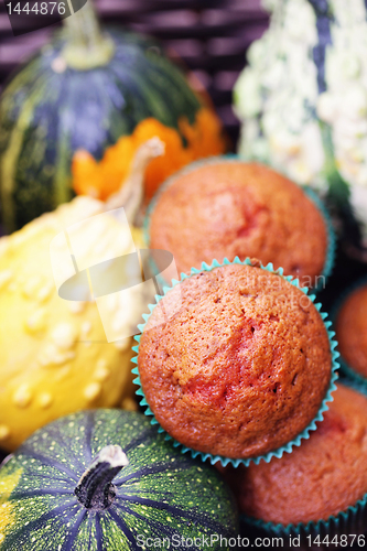 Image of muffins with pumpkin