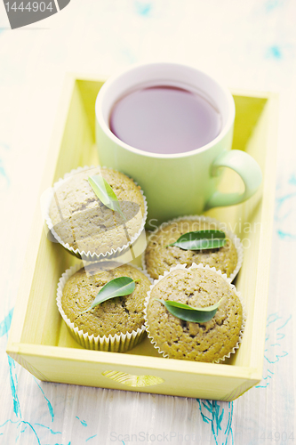 Image of green tea muffins