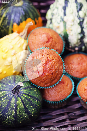 Image of muffins with pumpkin