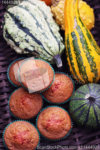 Image of muffins with pumpkin