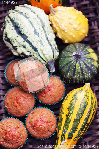 Image of muffins with pumpkin