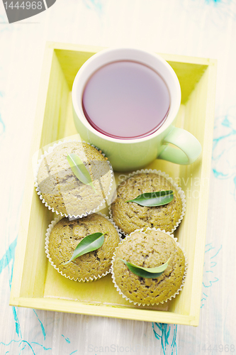 Image of green tea muffins