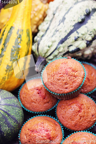 Image of muffins with pumpkin