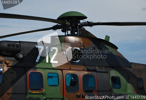 Image of Helicopter close-up