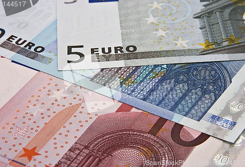 Image of Euro bank notes