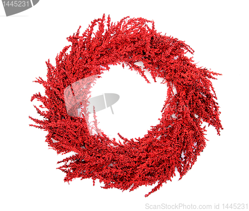 Image of red christmas crown