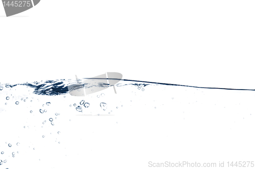 Image of fresh water with bubbles