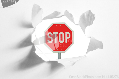 Image of stop sign