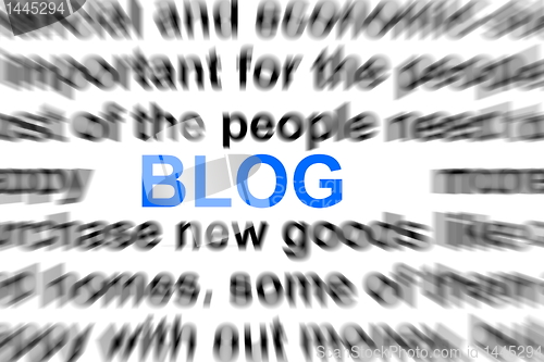 Image of blog or internet concept