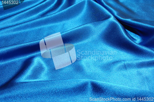 Image of blue satin background