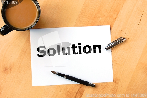 Image of solution