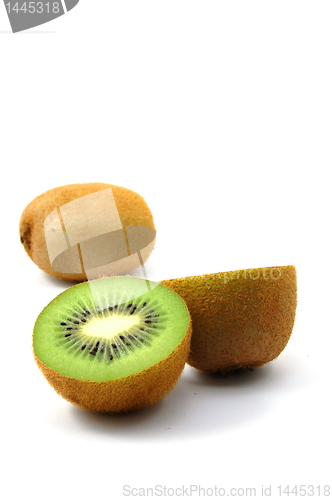 Image of kiwi fruit isolated on white background