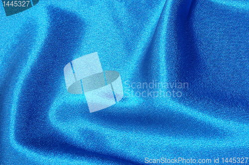 Image of blue satin background