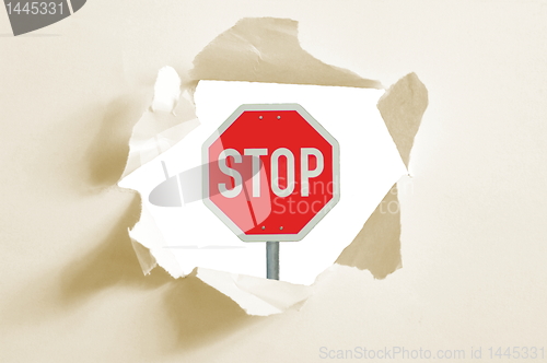 Image of stop sign