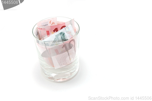 Image of Money in glass