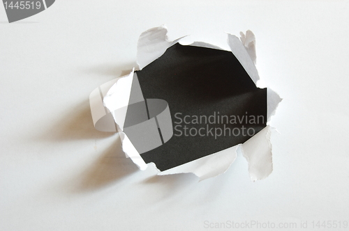 Image of black hole with copypsace