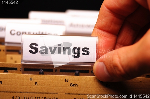 Image of savings