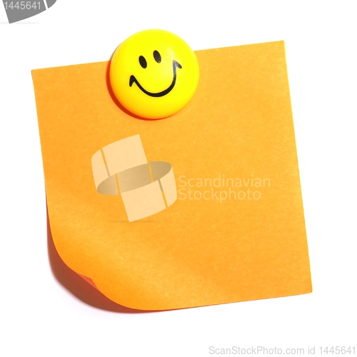 Image of smiley and copyspace