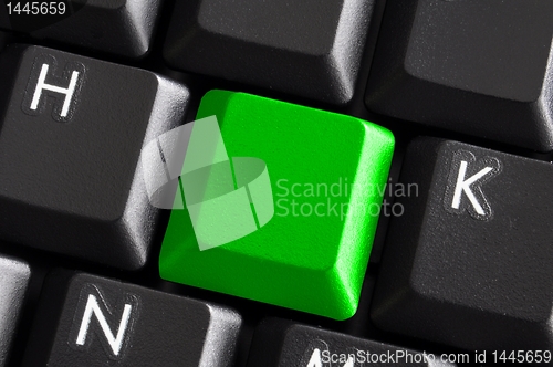 Image of blank computer keyboard button