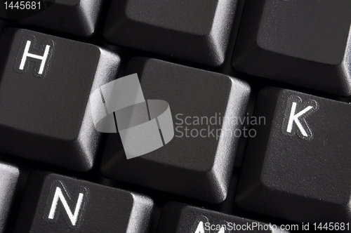 Image of blank computer keyboard button