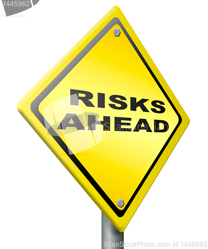 Image of risks ahead