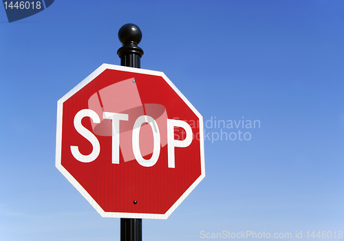 Image of Stop sign