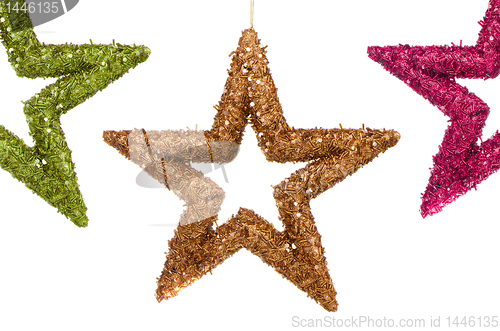 Image of Three christmas stars
