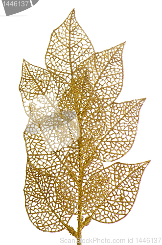 Image of Christmas leaves decoration