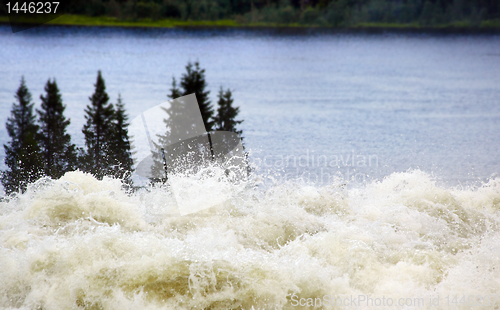 Image of Waterfall in Sweden 