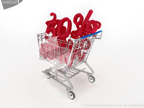 Image of 3d Concept of discount