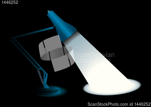 Image of Lamp light blue