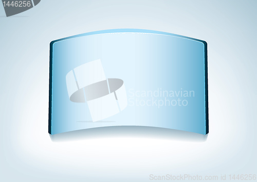 Image of Blue glass background