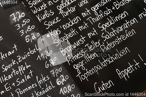 Image of Menu in Vienna