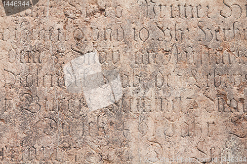 Image of Old gothic text