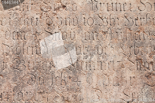 Image of Old gothic text