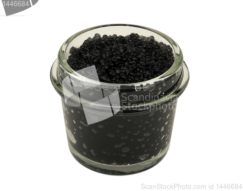 Image of Protein caviar in a glass jar