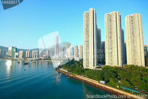 Image of skylines of urban area at daytime