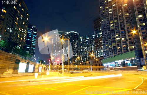 Image of urban area at night