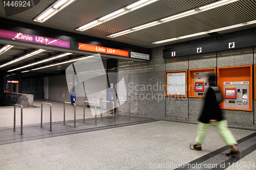 Image of Vienna metro station